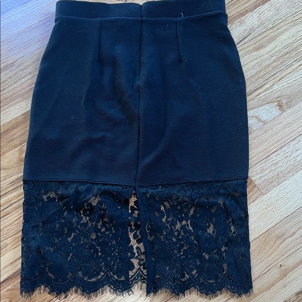 Women’s Black Forever 21 Medium 2pc Skirt and Tank Top Lace Set - Picture 2 of 8